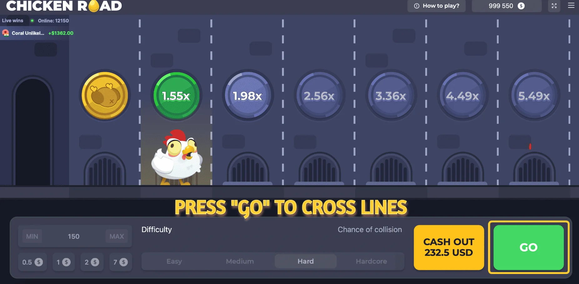 Press 'GO' Button